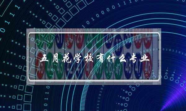 五月花学校有什么专业(五月花计算机学校)