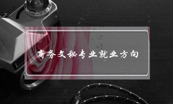商务文秘专业就业方向(文秘专业定向就业)