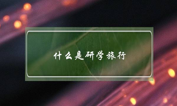 什么是研学旅行-以及它的意义(什么是研学活动)