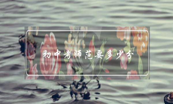 初中考师范要多少分(中考300分左右能上什么学校)
