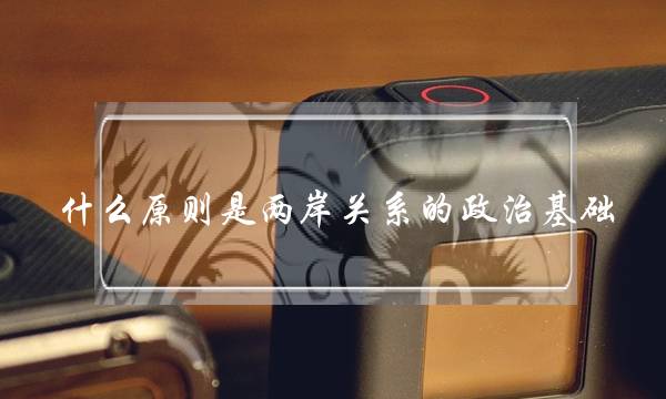 什么原则是两岸关系的政治基础(科学发展观是什么)