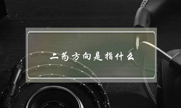 二为方向是指什么(二为方向名词解释)
