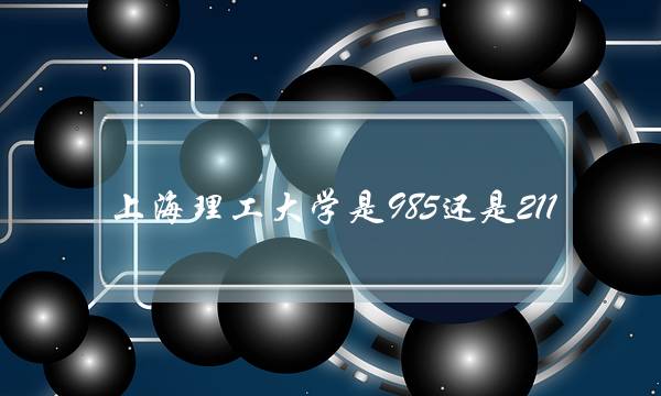 上海理工大学是985还是211(上海理工大学考研难度)