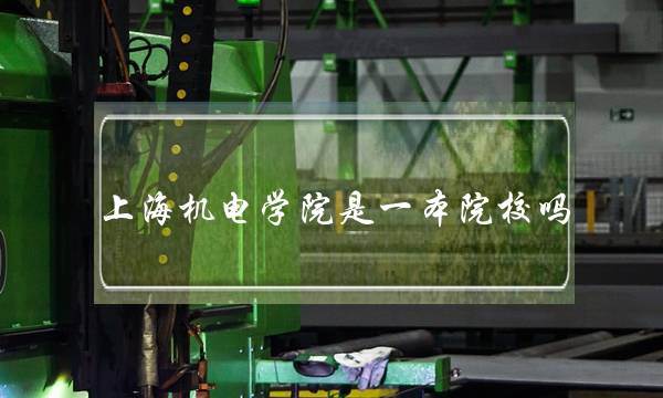 上海机电学院是一本院校吗(上海电力大学是几本)
